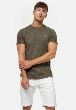 Indicode Jeans KLOGE - T-Shirt Basic - Offwhite -INDICODE JEANS Kleidung c699446a45884077bb8ebd5146f183a5