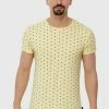 Indicode Jeans T-Shirt Print - Pale Banana -INDICODE JEANS Kleidung cac3fa53cc99433984c6c3eaa3c2a1ab