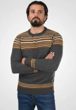 Indicode Jeans IDLURDES - Strickpullover - Charcoal Mix