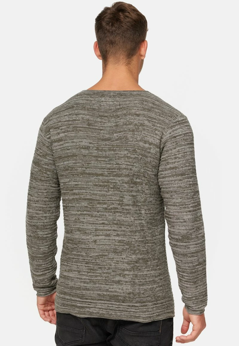 Indicode Jeans Strickpullover - Army 5 Indicode Jeans Strickpullover - Army – Bild 3