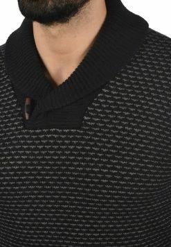 Indicode Jeans IDCOPENT - Strickpullover - Black -INDICODE JEANS Kleidung d81ddef9f4d9438ab88eb1b0e2770330