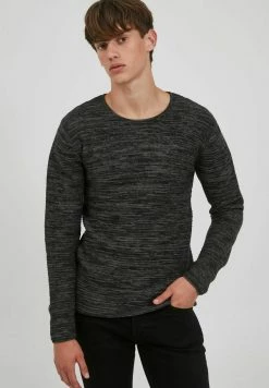 Indicode Jeans IDBAYNE - Strickpullover - Charcoal Mix
