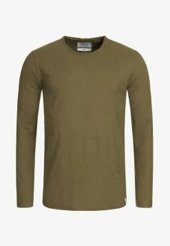 Indicode Jeans LONGSLEEVE WILLBUR - Langarmshirt - Dark Green -INDICODE JEANS Kleidung e5c2fb9de2054970aa95d3d84c28c36b