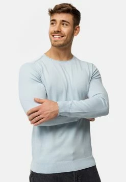 Indicode Jeans GAMAL - Strickpullover - Celestial Blue