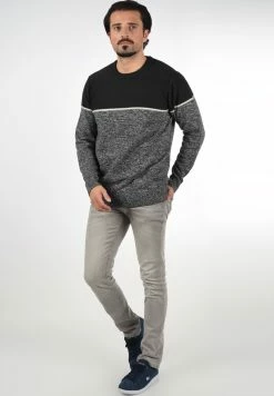 Indicode Jeans IDLYNN - Strickpullover - Black -INDICODE JEANS Kleidung e95a1d5f86d641cba63a20bad50e4295
