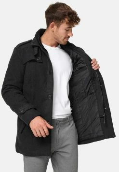 Indicode Jeans BRANDAN - Kurzmantel - Anthracite -INDICODE JEANS Kleidung ee28991e0ac543f387ff3a3b467faf7d