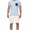 Indicode Jeans BLAINE - T-Shirt Print - Hellblau -INDICODE JEANS Kleidung f27fa1ee88b84eb7b22c38720af9dbef