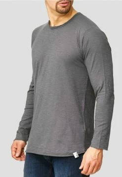 Indicode Jeans LONGSLEEVE WILLBUR - Langarmshirt - Iron 11 Indicode Jeans LONGSLEEVE WILLBUR - Langarmshirt - Iron -INDICODE JEANS Kleidung f608dc487e754bb2bac02b8e6d12ebd6