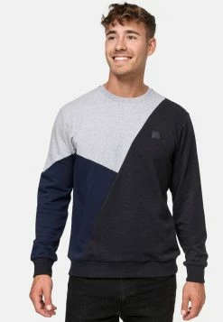 Indicode Jeans ALFI - Strickpullover - Navy -INDICODE JEANS Kleidung f6fd14ca4c054b52a0a6f76f2da60c4e