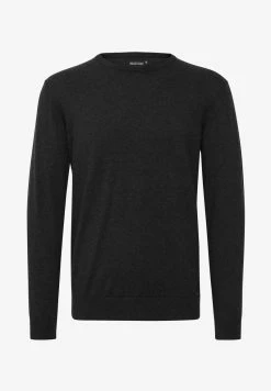 Indicode Jeans IDBADAN - Strickpullover - Charcoal Mix -INDICODE JEANS Kleidung fe18f68ca5c04ccf9bd0f7302916c99f